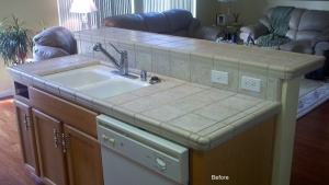 Countertops before
